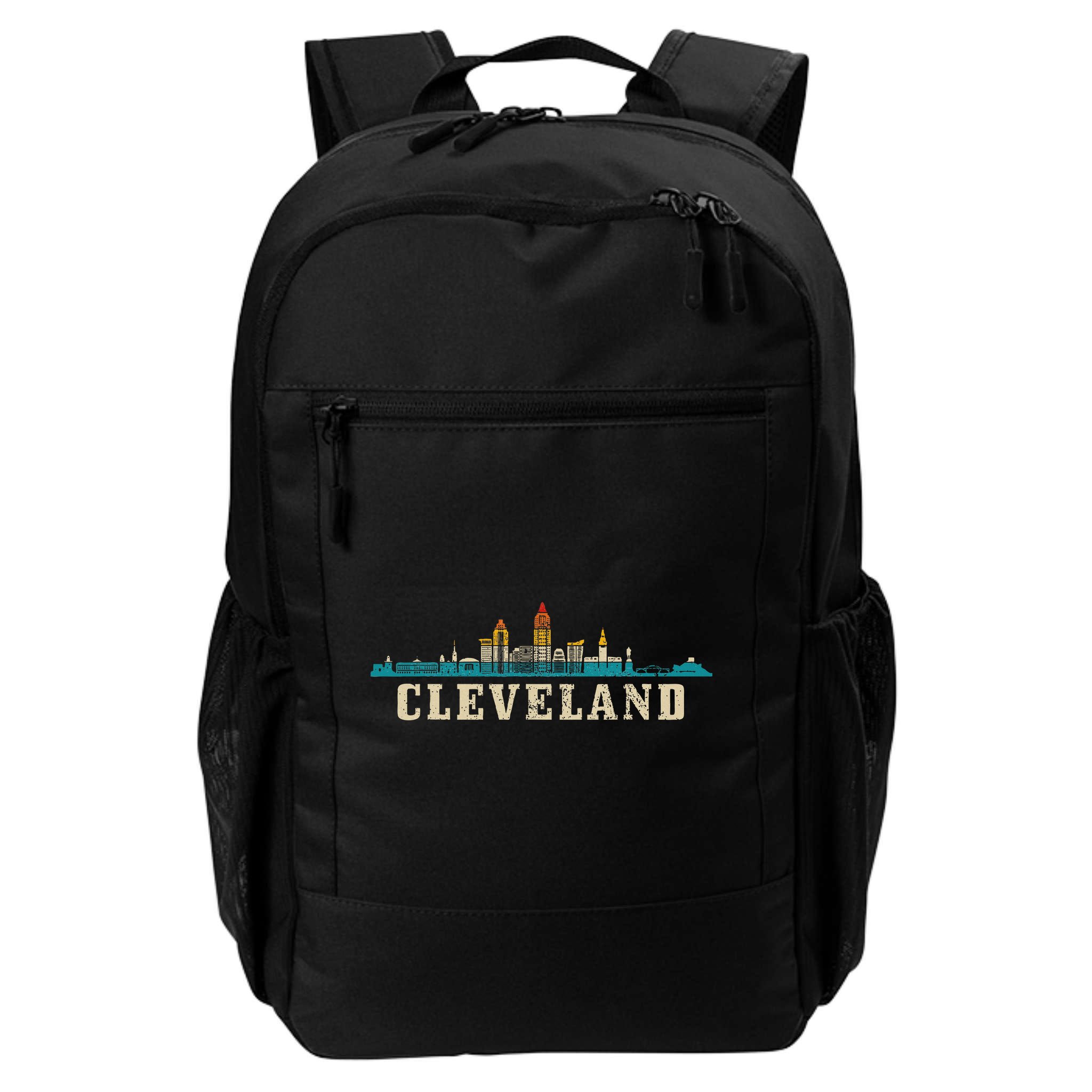 Cleveland Skyline Ohio Vintage Pride Retro Backpack