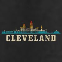 Cleveland Skyline Ohio Vintage Pride Retro Beanie
