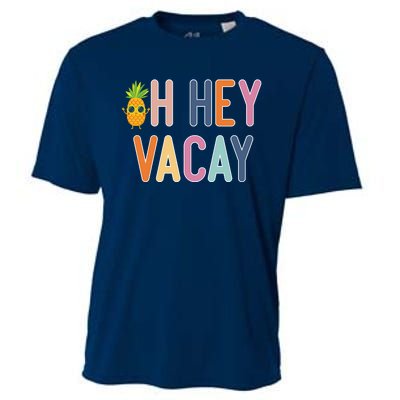 Cute Summer Oh Hey Vacay Gift Cooling Performance Crew T-Shirt