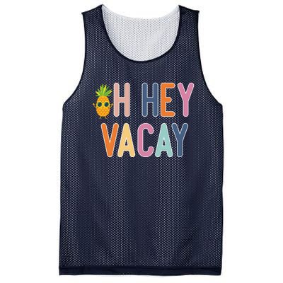 Cute Summer Oh Hey Vacay Gift Mesh Reversible Basketball Jersey Tank