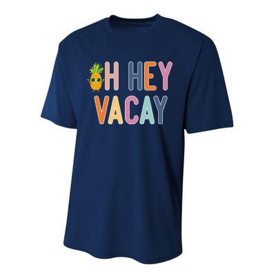 Cute Summer Oh Hey Vacay Gift Performance Sprint T-Shirt