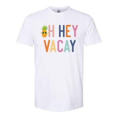 Cute Summer Oh Hey Vacay Gift Softstyle CVC T-Shirt