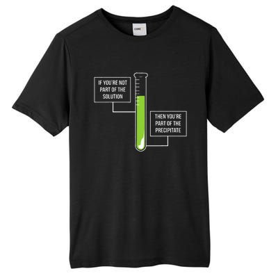 Chemistry Solution Or Precipitate Funny Chemist Tall Fusion ChromaSoft Performance T-Shirt