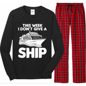 Cruise Ship Outfit Family Cruise Vacation Gift Long Sleeve Pajama Set