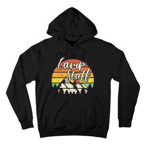 Camp Staff Outdoor Sunset Summer Camping Hoodie