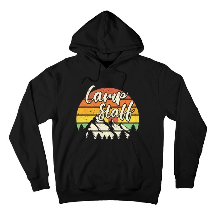 Camp Staff Outdoor Sunset Summer Camping Hoodie