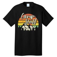 Camp Staff Outdoor Sunset Summer Camping Tall T-Shirt