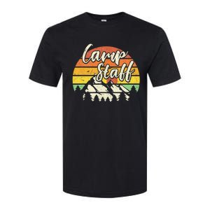 Camp Staff Outdoor Sunset Summer Camping Softstyle CVC T-Shirt