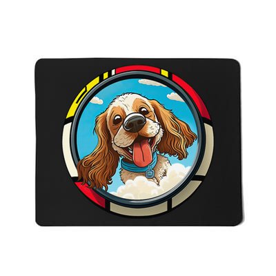 Cocker Spaniel Owner Cartoon of a Cocker Spaniel Mousepad