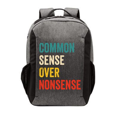Common Sense Over Nonsense Trump 2024 Vector Backpack