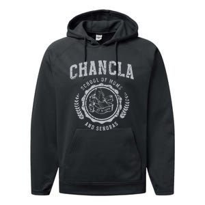 Chancla School Of Moms And Senoras Performance Fleece Hoodie