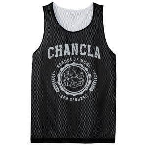 Chancla School Of Moms And Senoras Mesh Reversible Basketball Jersey Tank