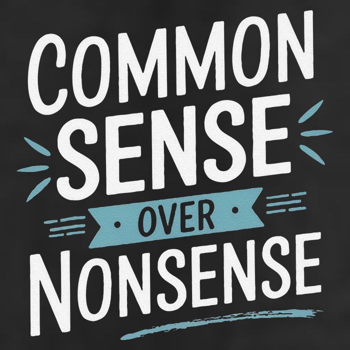 Common Sense Over Nonsense Cool Comfort Performance Bucket Hat