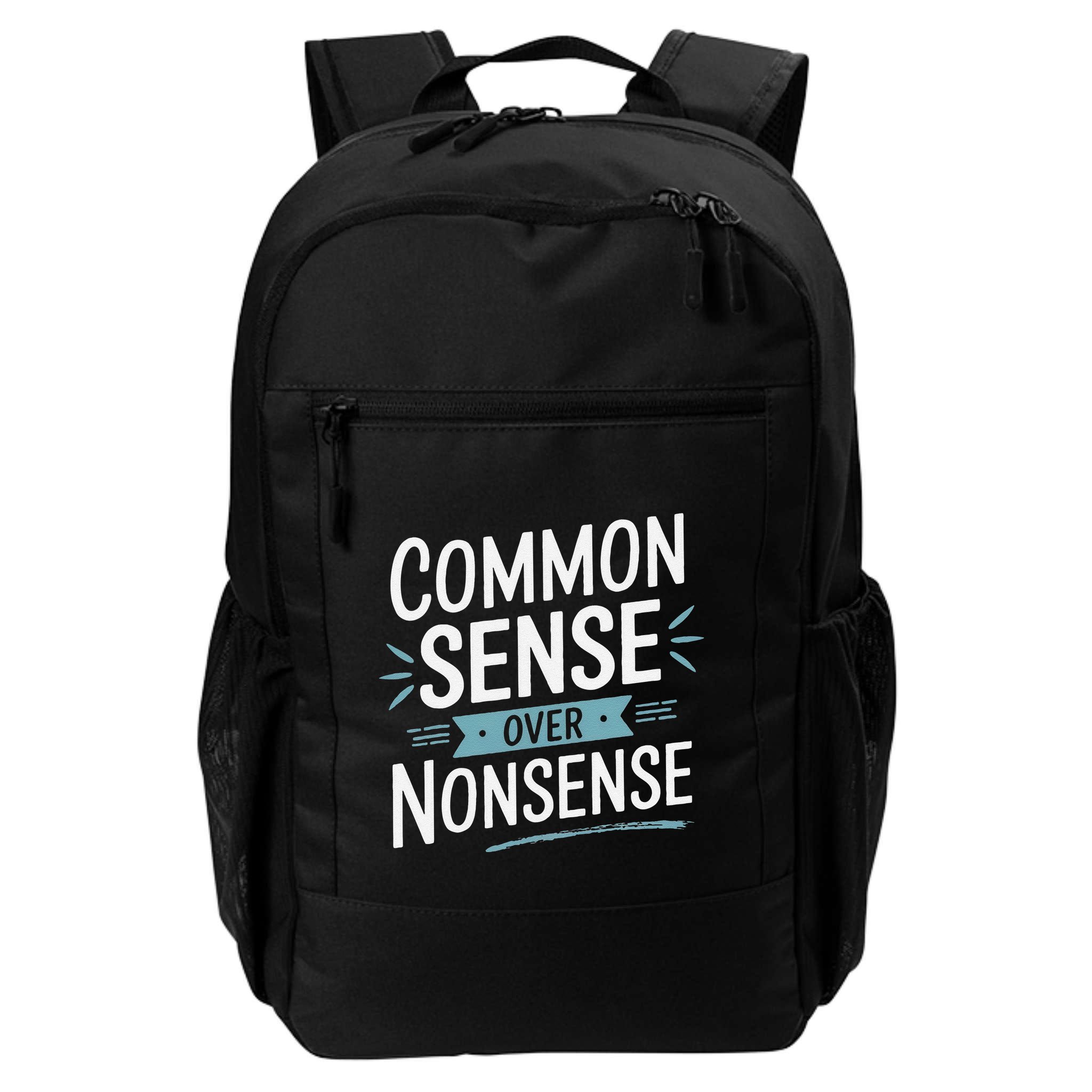 Common Sense Over Nonsense Backpack