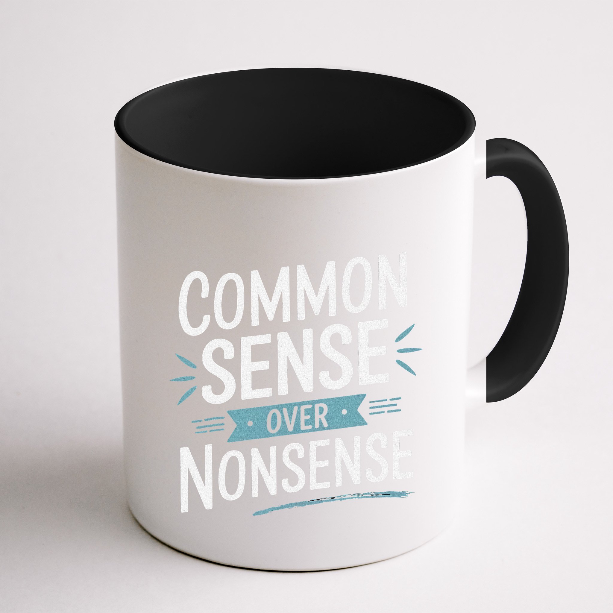 Common Sense Over Nonsense Mug