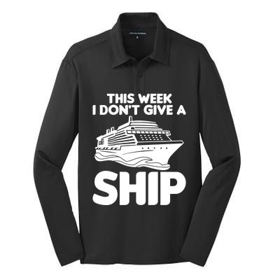 Cruise Ship Outfit Family Cruise Vacation Great Gift Silk Touch Performance Long Sleeve Polo