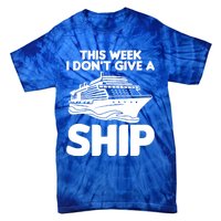 Cruise Ship Outfit Family Cruise Vacation Great Gift Tie-Dye T-Shirt