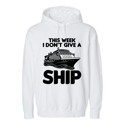 Cruise Ship Outfit Family Cruise Vacation Great Gift Garment-Dyed Fleece Hoodie