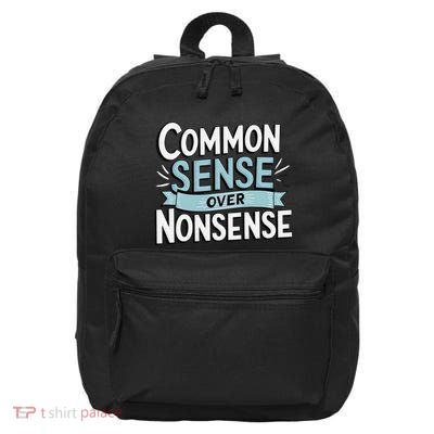Common Sense Over Nonsense 16 in Basic Backpack