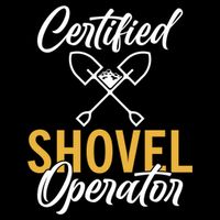 Certified Shovel Operator Construction Worker Gift Impact Tech Backpack