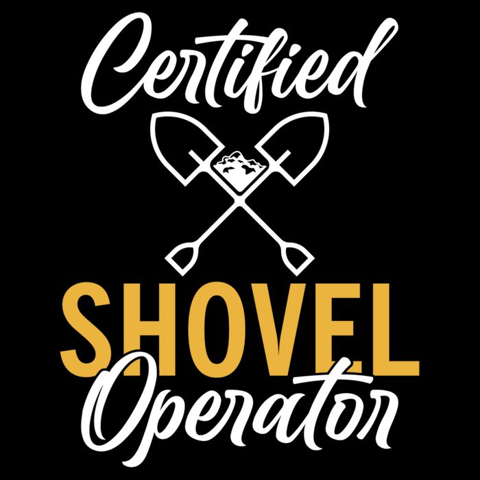 Certified Shovel Operator Construction Worker Gift Impact Tech Backpack