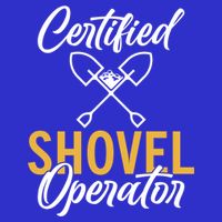 Certified Shovel Operator Construction Worker Gift 16 in Basic Backpack