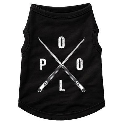 Cue Stick Pool Billiards Vintage Pool Player Team Gift Doggie Tank