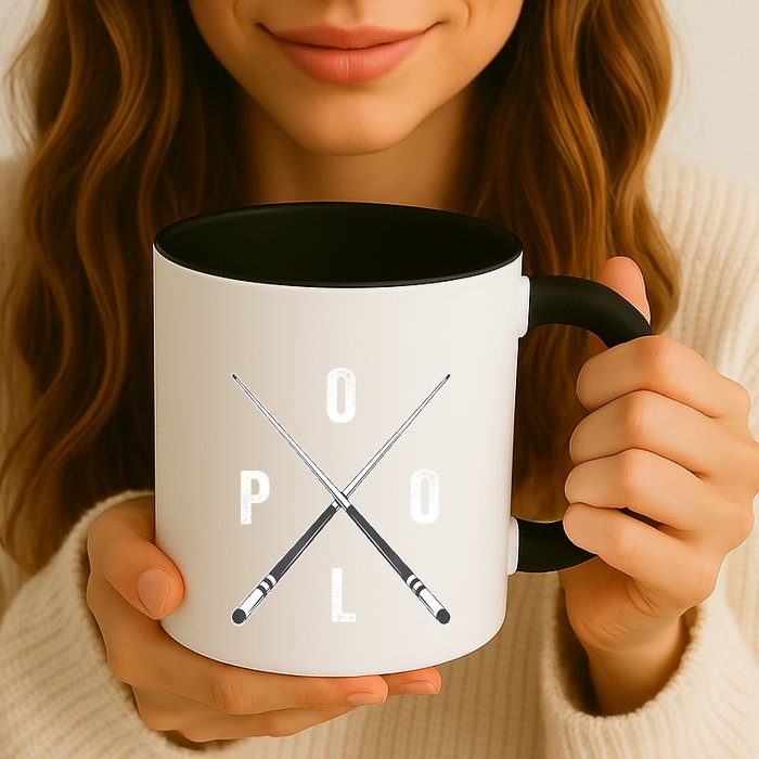 Cue Stick Pool Billiards Vintage Pool Player Team Gift Mug