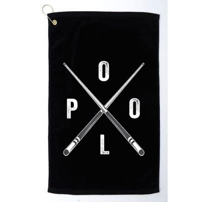 Cue Stick Pool Billiards Vintage Pool Player Team Gift Golf Towel