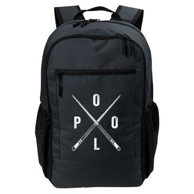 Cue Stick Pool Billiards Vintage Pool Player Team Gift Backpack