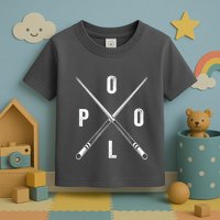 Cue Stick Pool Billiards Vintage Pool Player Team Gift Toddler T-Shirt