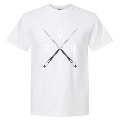 Cue Stick Pool Billiards Vintage Pool Player Team Gift Garment-Dyed Heavyweight T-Shirt