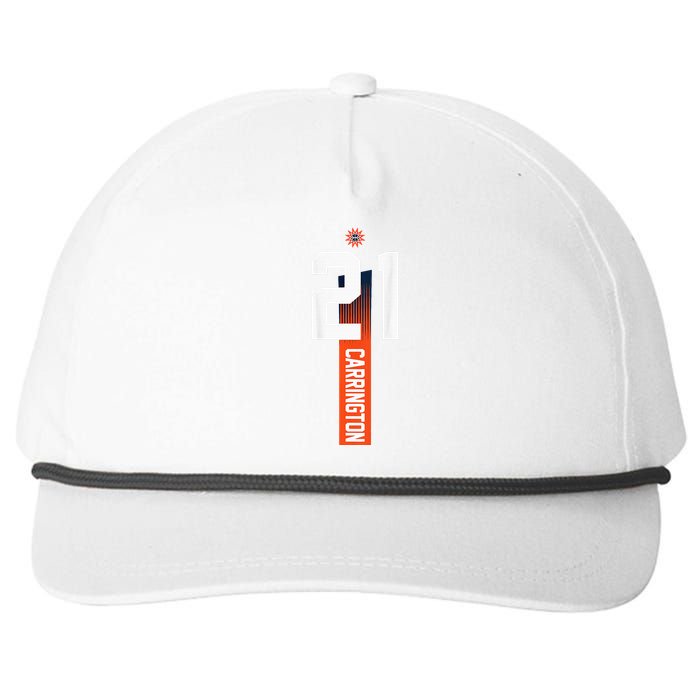 Connecticut Sun Player Snapback Five-Panel Rope Hat