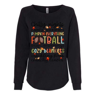 Comfy Sweaters Pumpkin Everything Football Crisp Morning Womens California Wash Sweatshirt