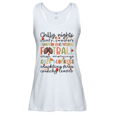 Comfy Sweaters Pumpkin Everything Football Crisp Morning Ladies Essential Flowy Tank