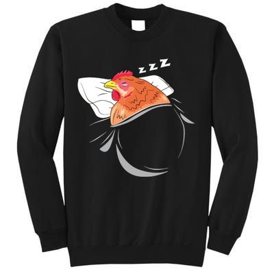 Chicken Sleeping Pajamas Nap PJs Outfit Farmer Gift Chicken Sweatshirt
