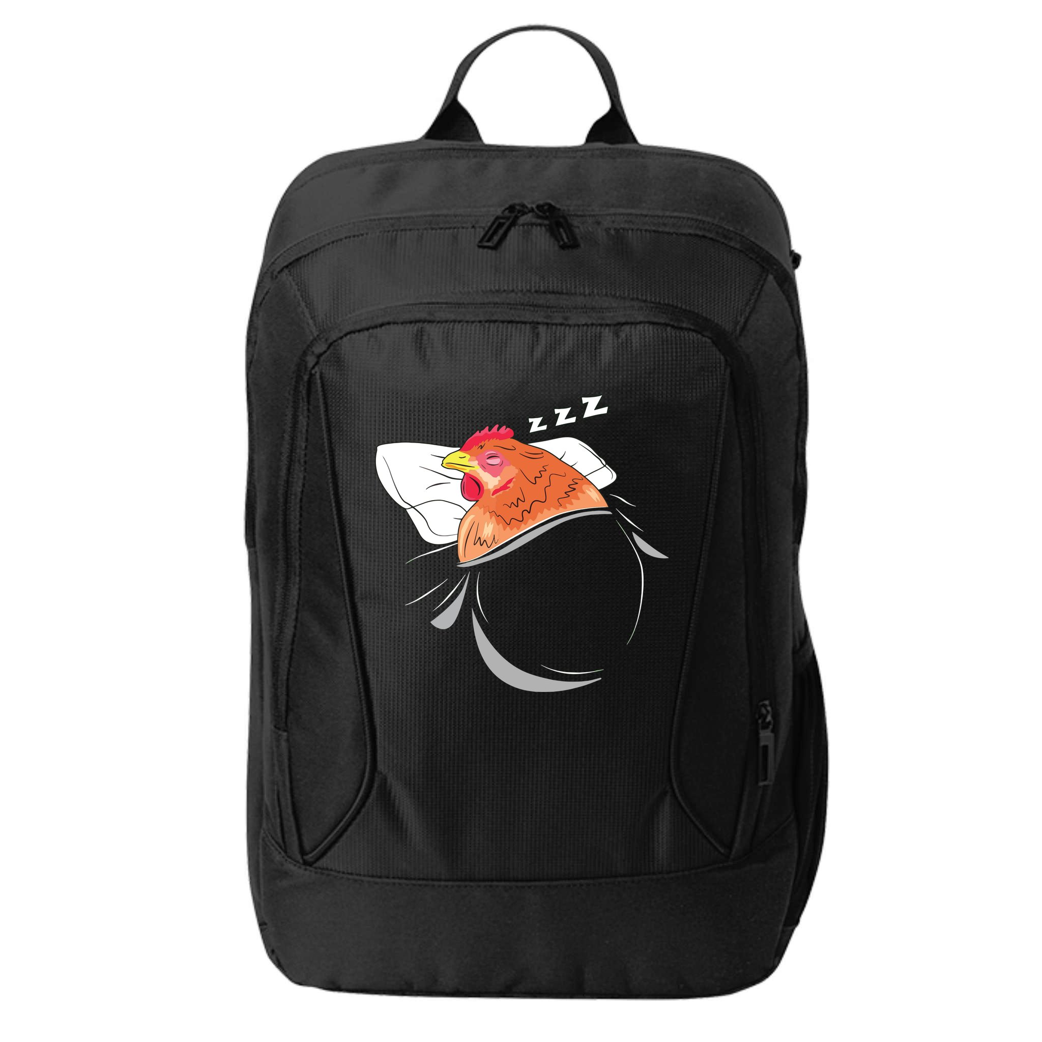 Chicken Sleeping Pajamas Nap PJs Outfit Farmer Gift Chicken City Backpack