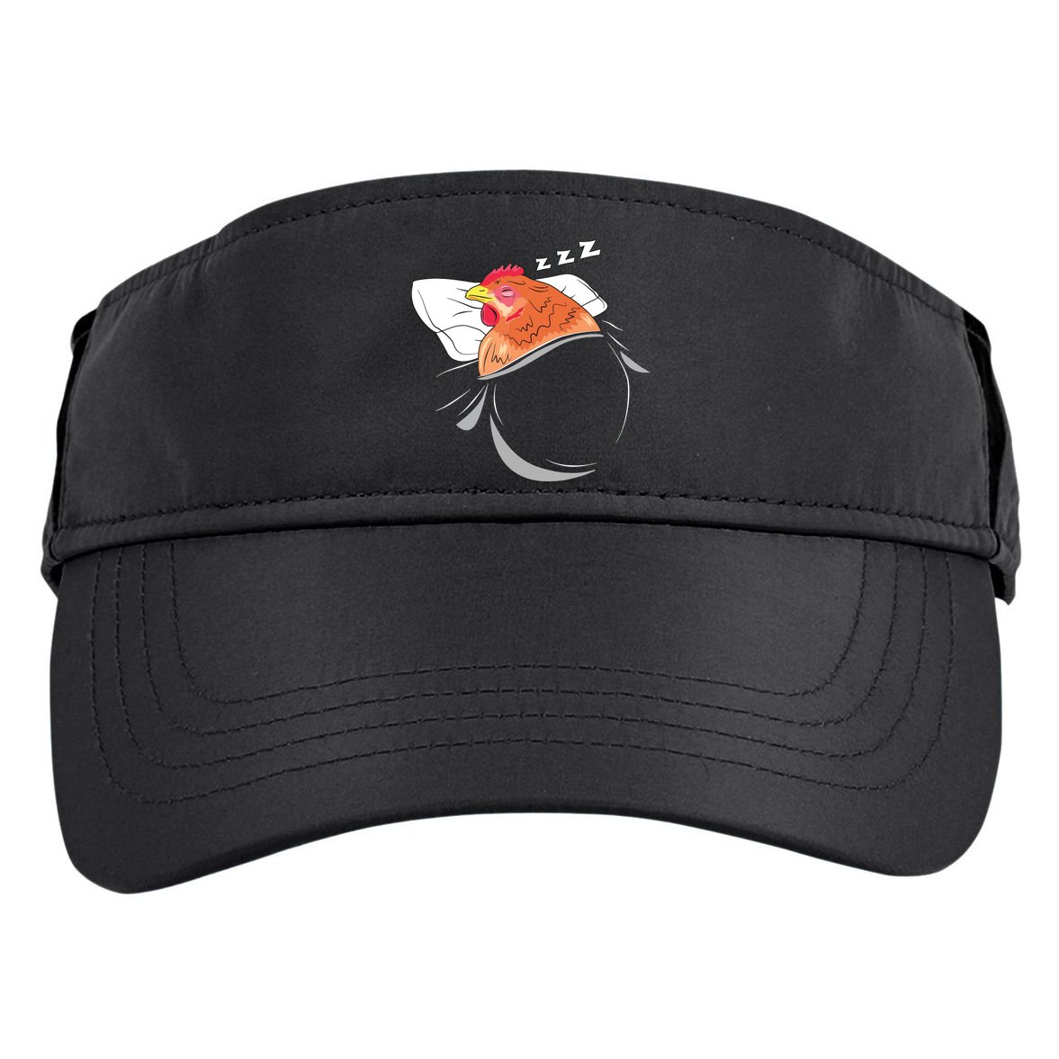 Chicken Sleeping Pajamas Nap PJs Outfit Farmer Gift Chicken Adult Drive Performance Visor