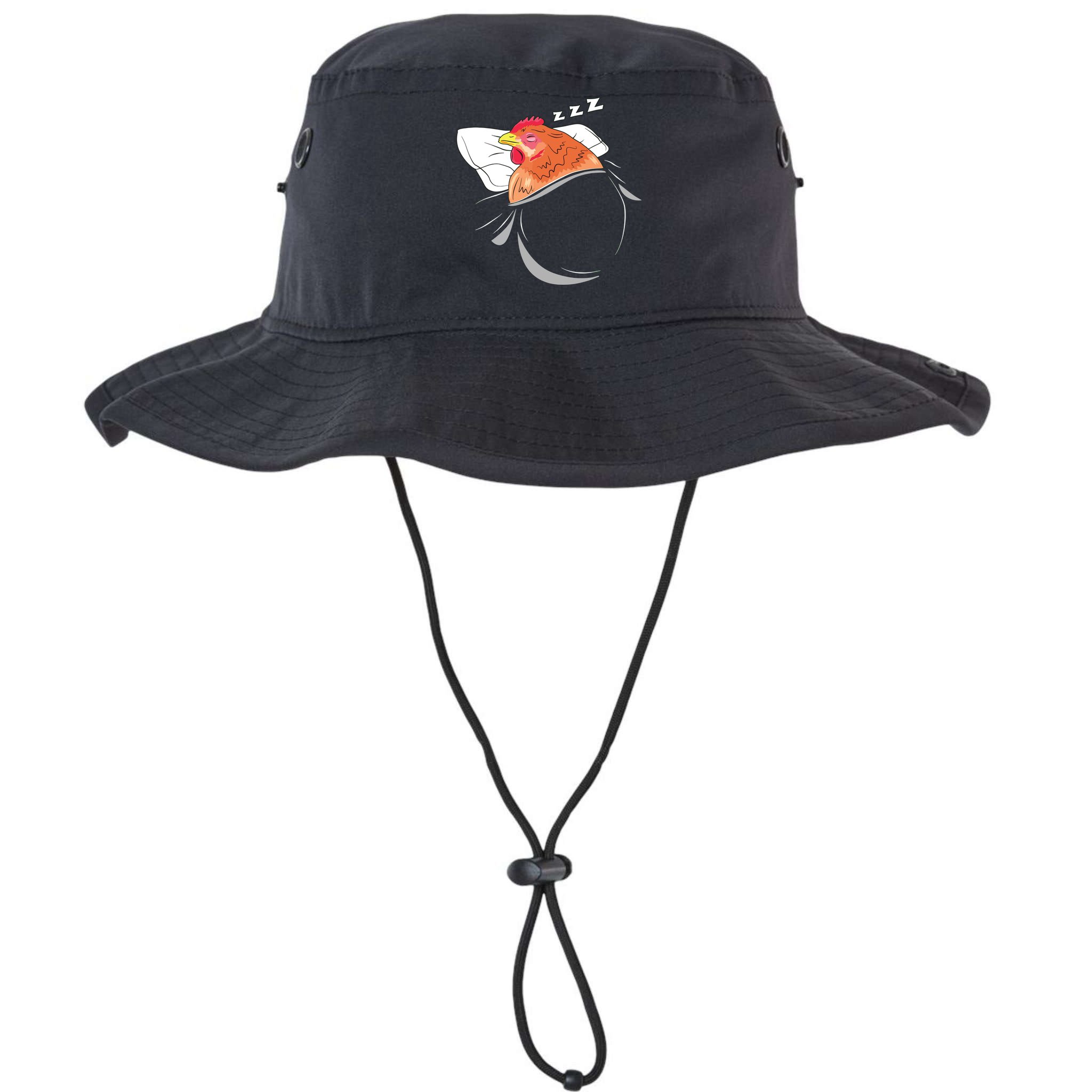 Chicken Sleeping Pajamas Nap PJs Outfit Farmer Gift Chicken Bucket Hat