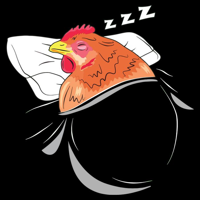 Chicken Sleeping Pajamas Nap PJs Outfit Farmer Gift Chicken Drawstring Bag
