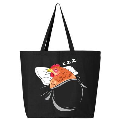 Chicken Sleeping Pajamas Nap PJs Outfit Farmer Gift Chicken 25L Jumbo Tote