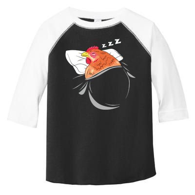 Chicken Sleeping Pajamas Nap PJs Outfit Farmer Gift Chicken Toddler Fine Jersey T-Shirt