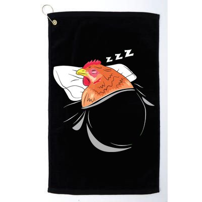 Chicken Sleeping Pajamas Nap PJs Outfit Farmer Gift Chicken Golf Towel