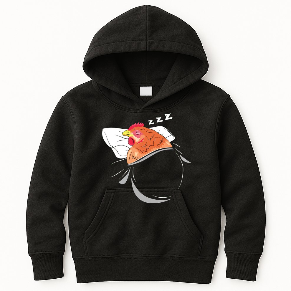 Chicken Sleeping Pajamas Nap PJs Outfit Farmer Gift Chicken Kids Hoodie