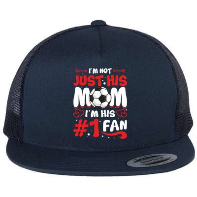 Cute Soccer Player Mom Funny Mother's Day Sport Fan Mom Tank Top Flat Bill Trucker Hat