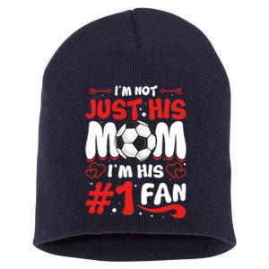 Cute Soccer Player Mom Funny Mother's Day Sport Fan Mom Tank Top Short Acrylic Beanie