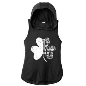 Christian St Patricks Day Wo Religious Ladies PosiCharge Tri-Blend Wicking Draft Hoodie Tank