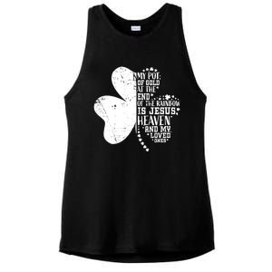 Christian St Patricks Day Wo Religious Ladies PosiCharge Tri-Blend Wicking Tank