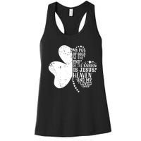 Christian St Patricks Day Wo Religious Women's Racerback Tank