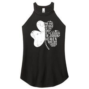 Christian St Patricks Day Wo Religious Women's Perfect Tri Rocker Tank